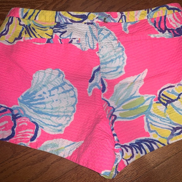 LILLY PULITZER ADIE Swept by the Tides Floral Shorts 6 EUC - Picture 5 of 8